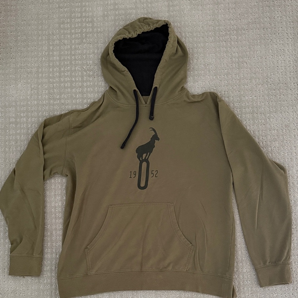 Linksoul Olive Graphic lightweight Hoodie